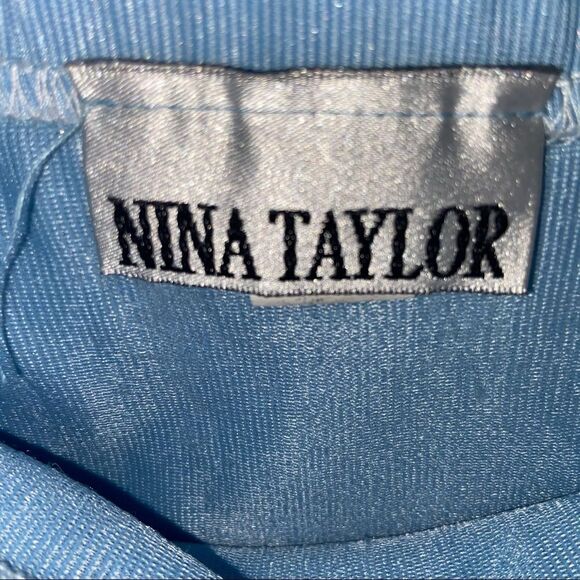 Vintage Nina Taylor midi blue skirt - Picture 6 of 11